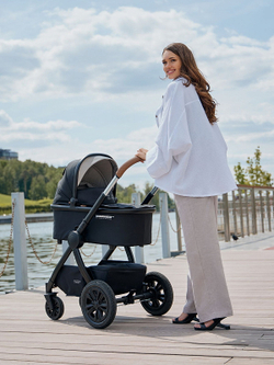 Детская коляска Happy Baby Mommer Pro 2 в 1 Dark grey