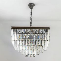 Citilux Мартин CL332241 Люстра хрустальная подвесная Прозрачная