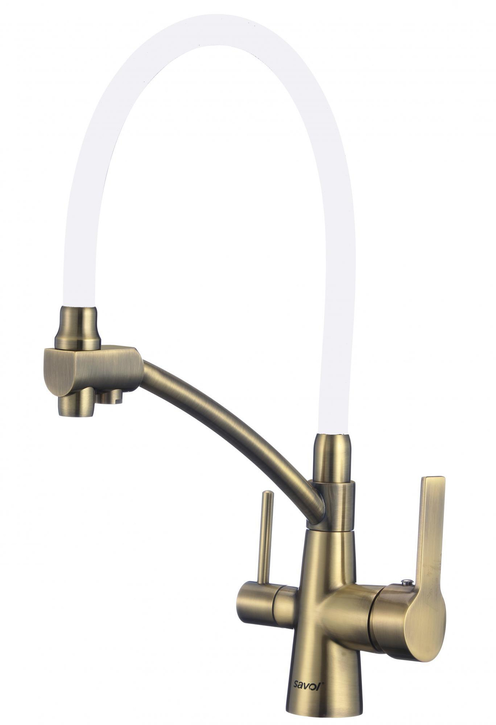 Смеситель для мойки бронзовый под фильтр Savol S-L1805C-02