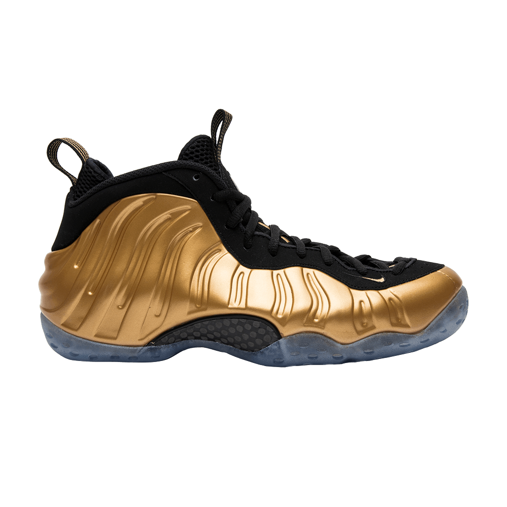 Кроссовки Nike Foamposite One Metallic Gold