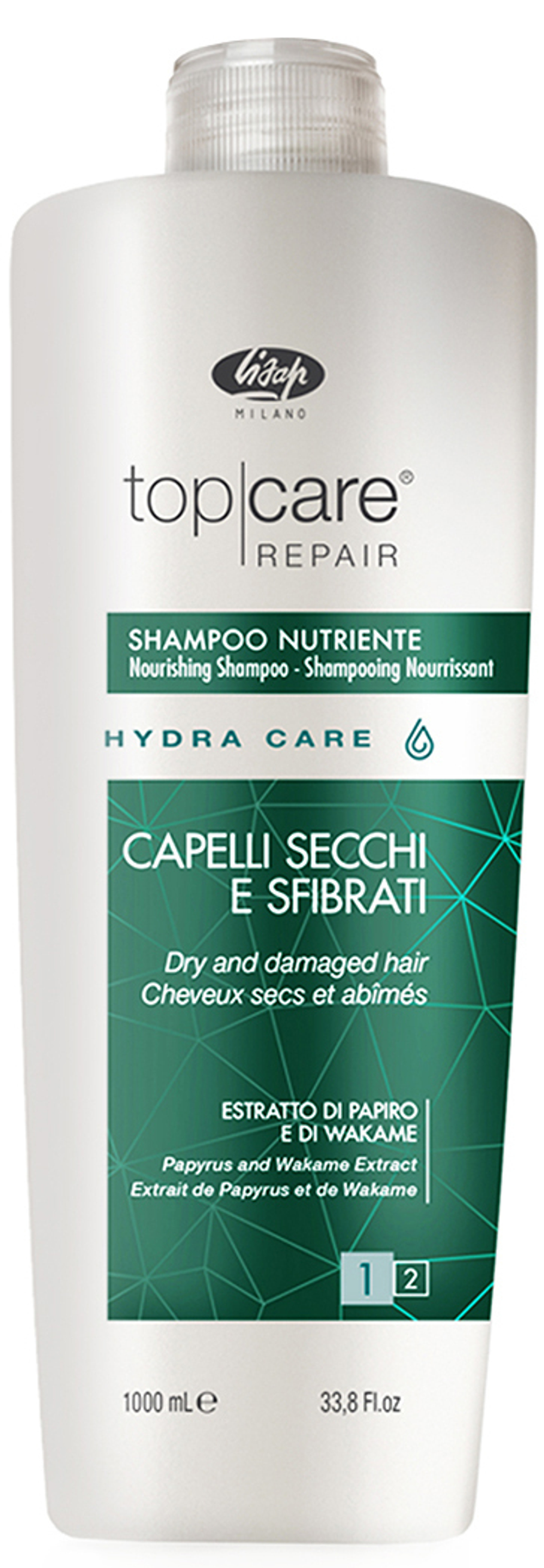 Интенсивный питательный шампунь – «Top Care Repair Hydra Care Nourishing Shampoo» 1000 мл