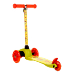 Самокат 3кол. Три кота, 120 и 80 мм, рег.рул.стойка