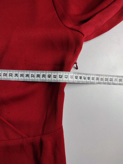 Платье H&M алое, для смелого образа 44-46 размер