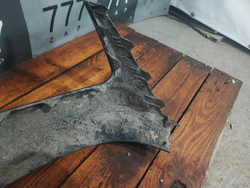 Юбка заднего бампера Hyundai Solaris 2 (HCR) 17-20 Б/У Оригинал 86612H5000