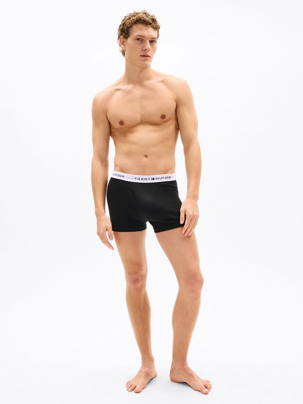 Трусы боксеры-транки Tommy Hilfiger Cotton Classics 3-Pack Black