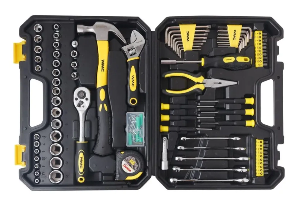 Набор инструментов 128пр. 1/4'',3/8'' WMC TOOLS WMC-30128