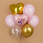 Шар (18''/46 см) Сердце, Всегда 18, 1 шт. в уп.