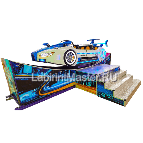 Аттракцион-качеля «Летающая белая машина»