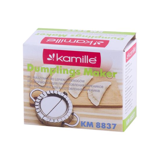 Форма для лепки вареников 8,5 см. из нержавеющей стали Kamille KM-8837