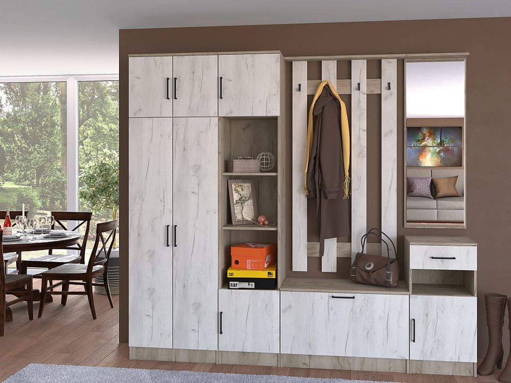 Машенька Прихожая зеркало с тумбой