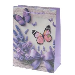 GAEM Пакет подарочный S (бумага 210г/м2, блок микс 12шт), L18 W8,5 H24 см, 4в.