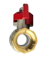 Кран шаровый 15 (1/2") ВН бабочка (VIEIR) VR221-01,203-01