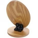 Зеркало настольное в деревянной оправе «High Tech» овал, 12,5*18см