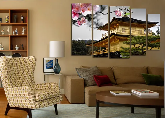 Модульная картина "Японские мотивы"