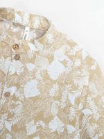 Рубашка хлопковая "Тропики" с коротким рукавом 7+