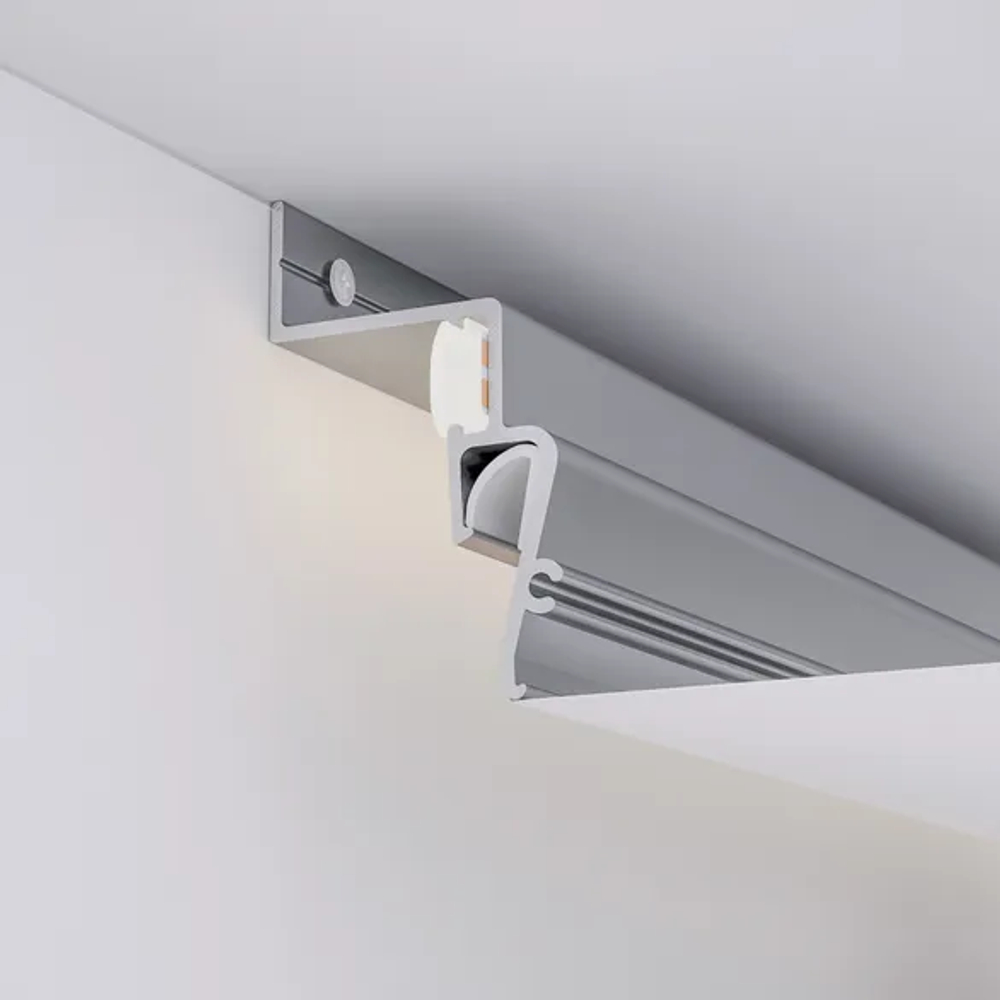 Профиль STRETCH-SHADOW-2000 WHITE (A2-CONTOUR-PRO) (Arlight, Алюминий) 042559