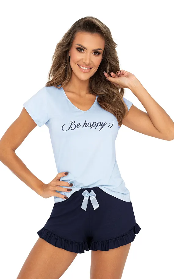 Be Happy 1/2 pyjamas Blue