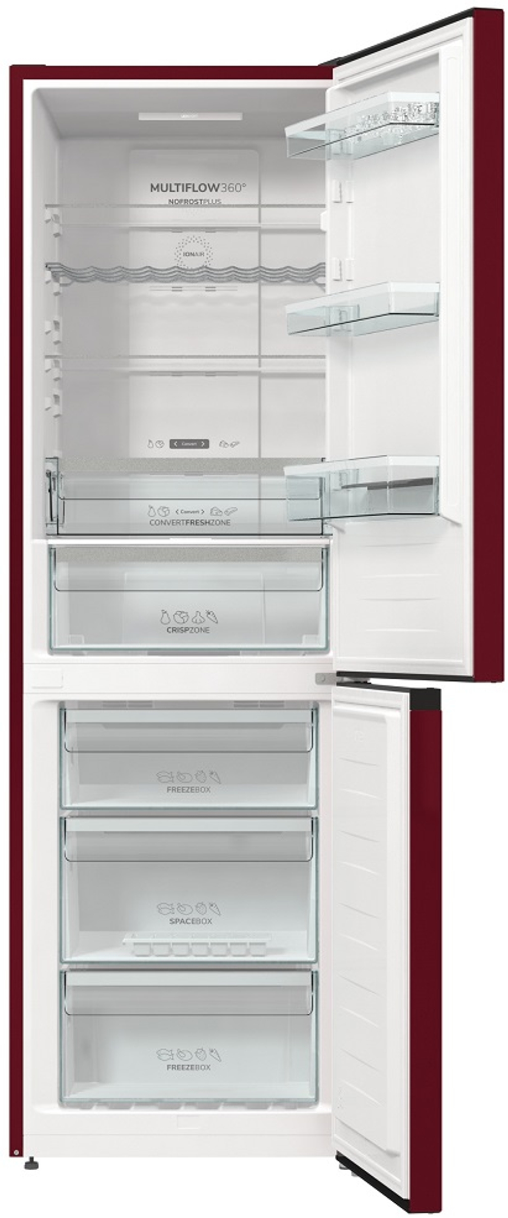 Отдельностоящий двухкамерный холодильник Gorenje NRK6192AR4
