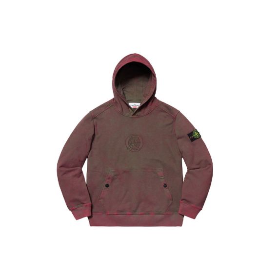 Supreme SS19 x Stone Island Hooded Sweatshirt Logo