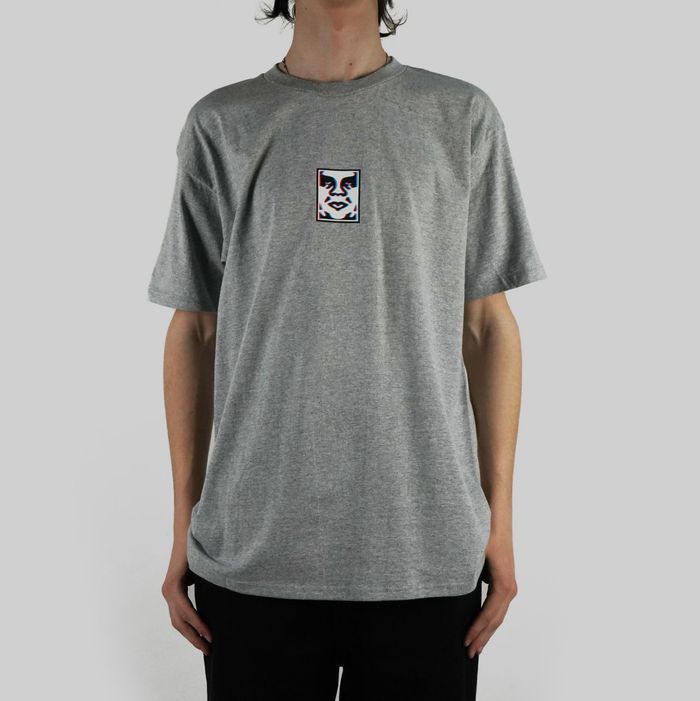 Футболка мужская Obey Double Vision артикул:165262587 - купить в магазине Дайс