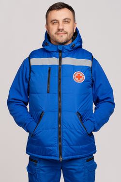 Жилет утепленный с капюшоном  мужской СП MedicLine