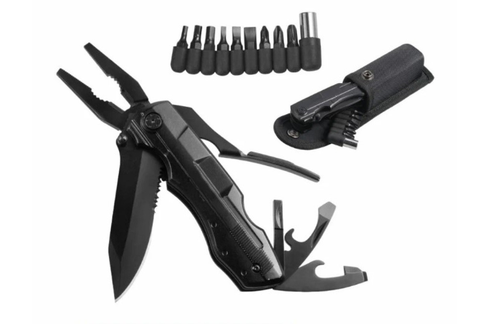 Мультитул RoadLike PL94H 6 в 1 черный