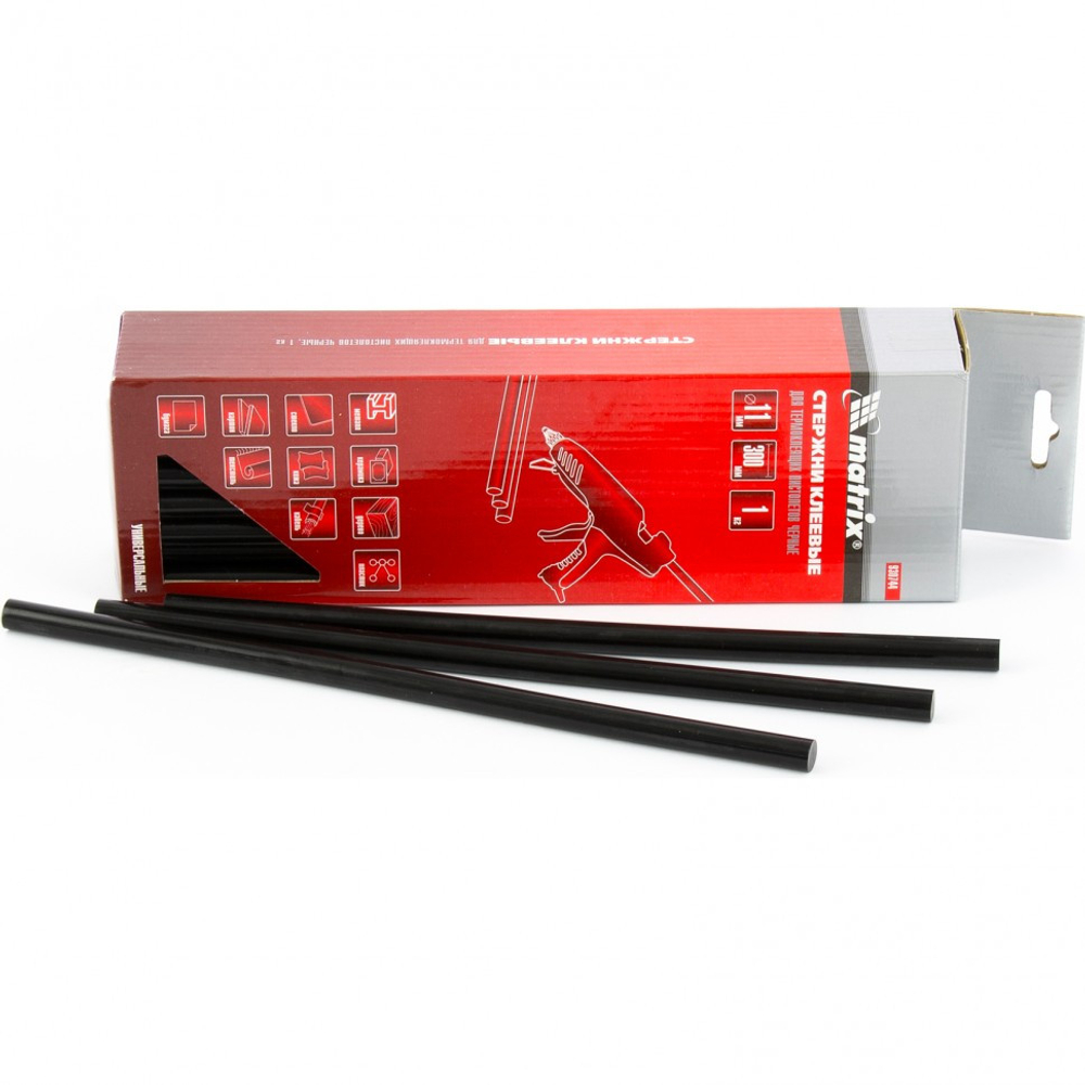 Сменные клеевые патроны Matrix 930744 11х300 мм 34шт черные