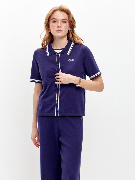 Поло из хлопка и кашемира