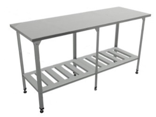 Стол производственный "Бизнес" СПЛР , полка решетка,1800х800х860 мм , без борта