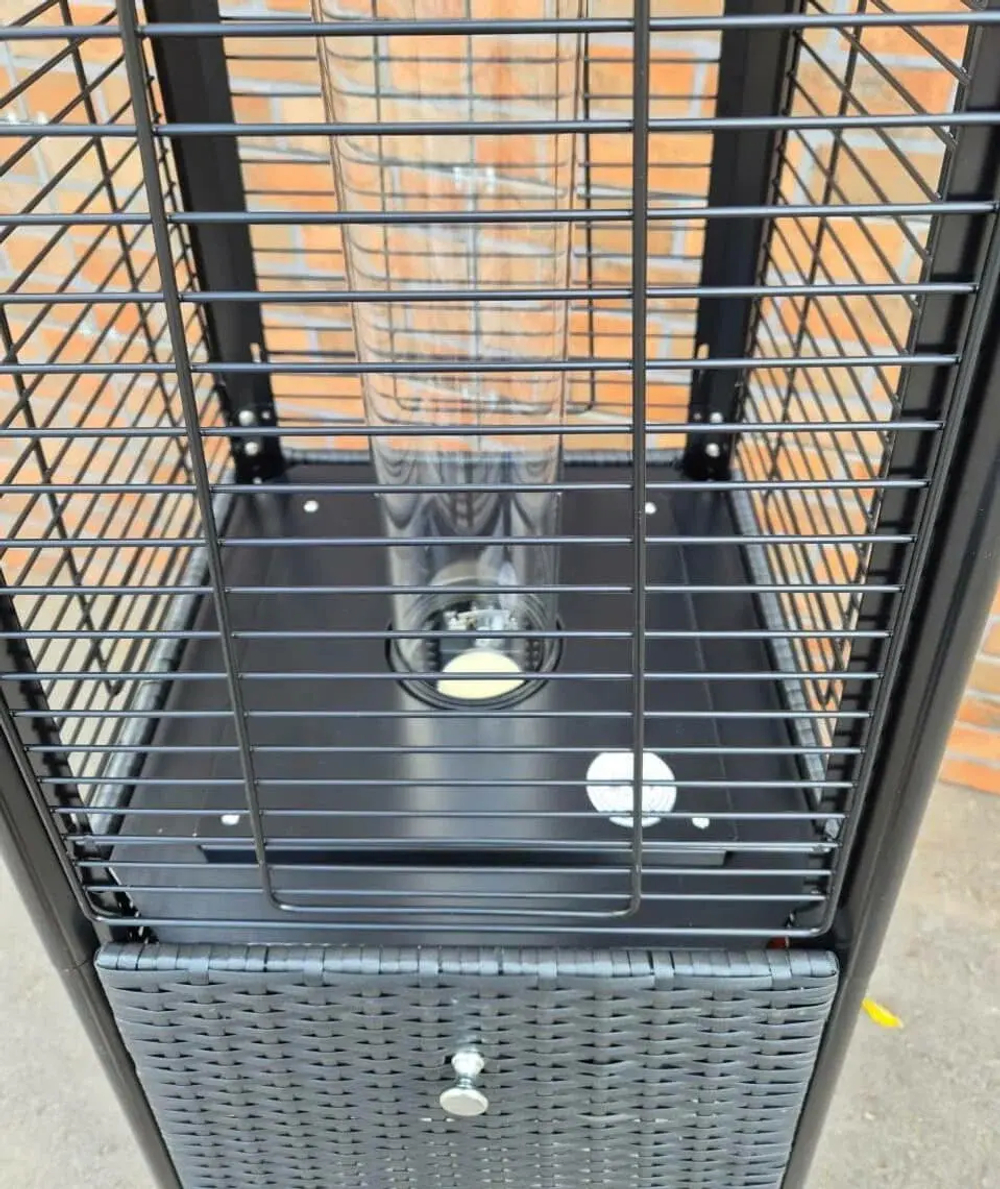 Уличный газовый обогреватель WWT 13I ROTANG Black mini + Чехол