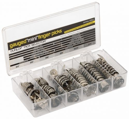 Dunlop 3060 Nickel Silver Fingerpick Mini Display