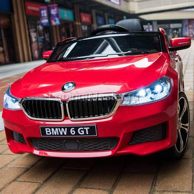 Детский электромобиль "BMW 6 GT" 12V, красный