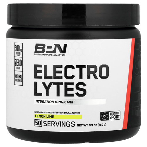 BPN, Electrolytes, смесь для увлажняющих напитков, лимон и лайм, 280 г (9,9 унции)