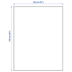 IKEA DYTÅG  (ИКЕА ДЙТÅГ)  -  Одеяло, светло-коричневое, 130x170 см