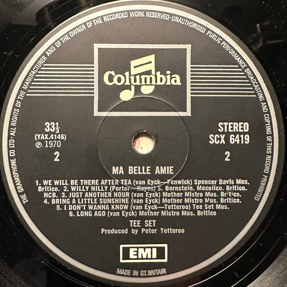 Tee-Set - Ma Belle Amie (Анлия 1970г.)