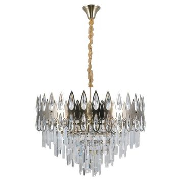 Люстра подвесная OML-71713-12 золото Riposto Omnilux