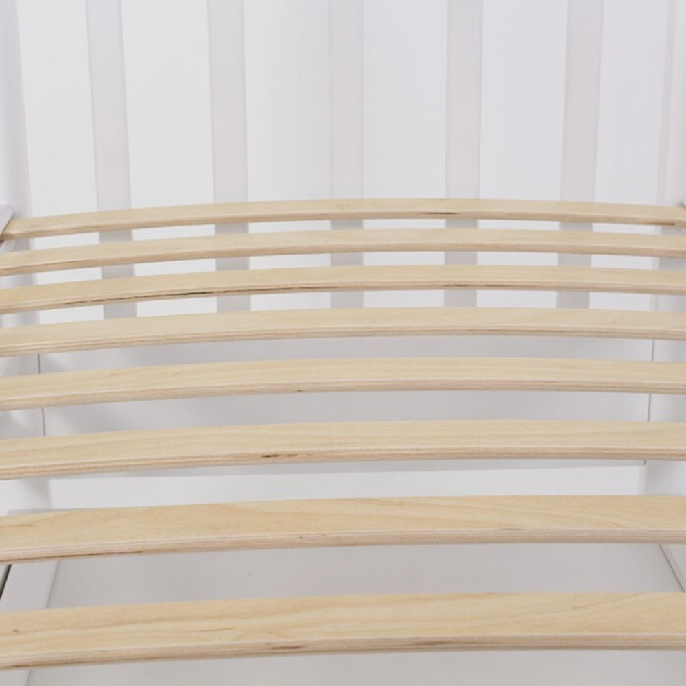 Кровать детская 120*60 "МАРИЯ"-6 (арт.90) пп маят/ящ (белый)