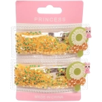 Зажимы для волос детские 2шт «Confetti», вкусняшки, микс 6 цветов, 7*2см