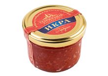 Икра красная горбуши в стекле, 100г