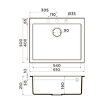 Мойка Omoikiri Bosen 61A-WH Artceramic | Белый