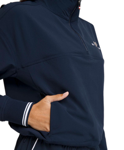 Женская Кофта теннисная Wilson Core Davenport Half Zip - небесный