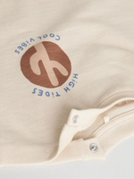 Футболка и шорты в комплекте для малышей Next E81-349, 3 шт., Молочный, Голубой, Коричневый