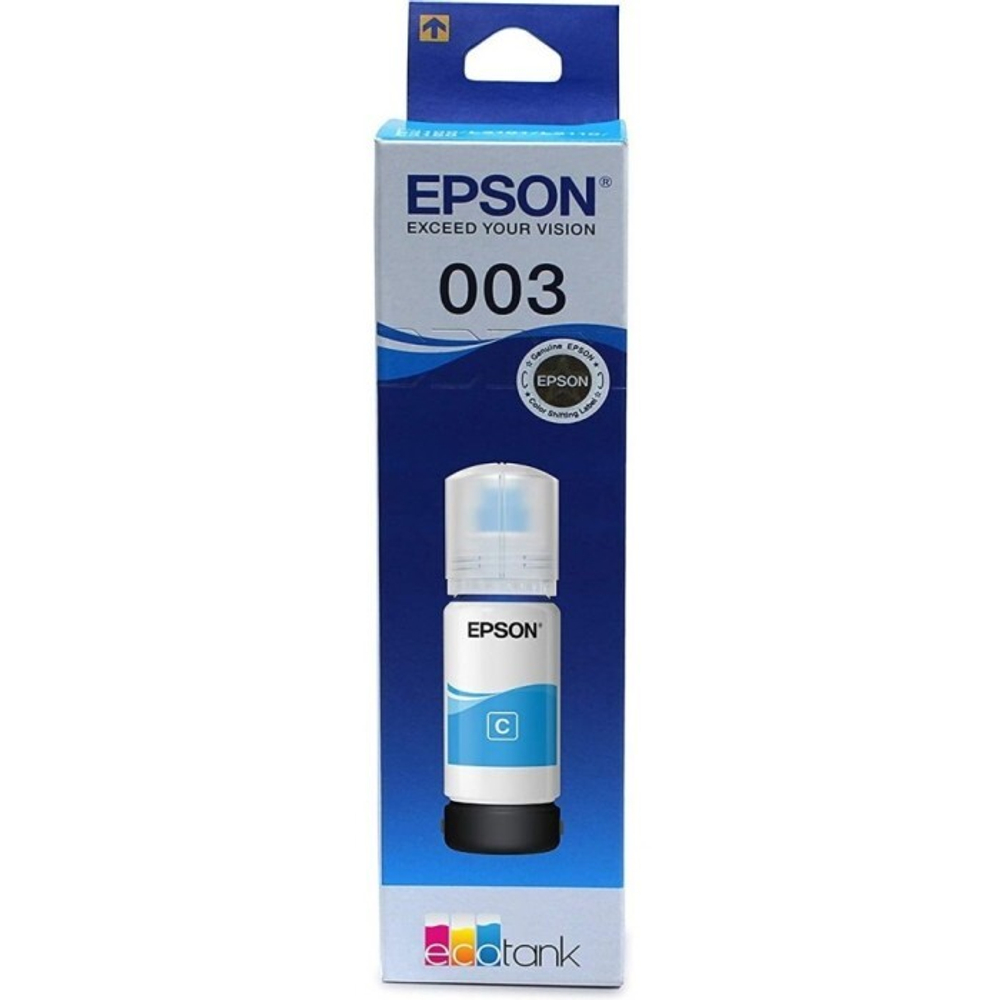 Контейнер с чернилами Epson 003 для EcoTank L3100/L3101/L3110/L3150 голубой