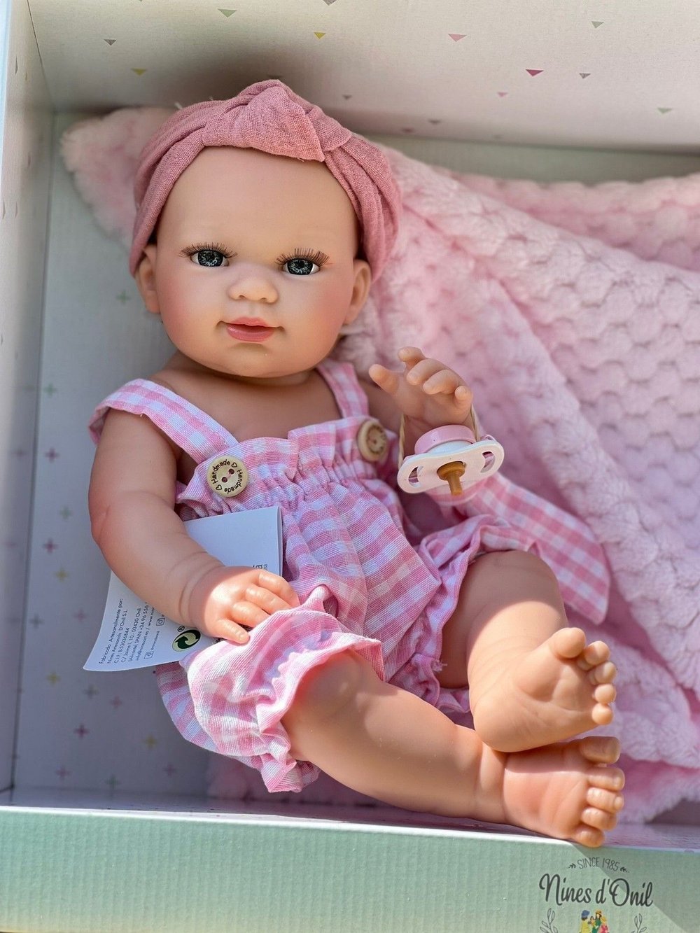 Кукла Nines виниловая 37см Recien Nacido (1402)