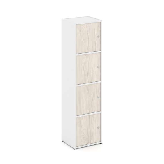Locker plus Комплект №4 LK.K-004 Белый/Денвер Светлый 408*350*1593
