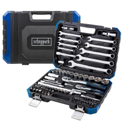 Набор инструментов 1/4'' 1/2'', 82пр. (6-гран) Scheppach Sch-4821-5