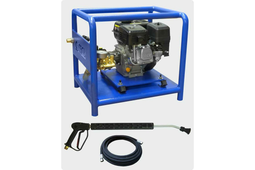 Бензиновая мойка высокого давления C-TECH (160 бар, до 10 л/мин, 7 лс) в комплекте для ручной мойки ВМ1610FS2S1BP2FMT-10-SPG6