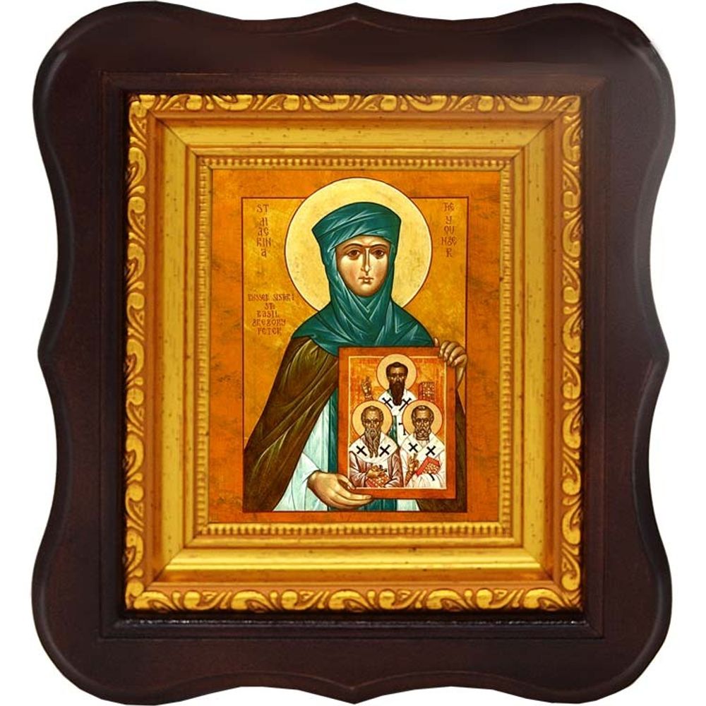 Макрина Каппадокийская, Новая, Младшая преподобная. Икона на холсте.