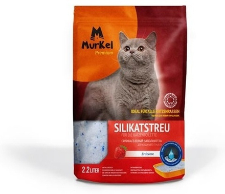 Наполнитель Murkel 2,2л Клубника Силикагелевый