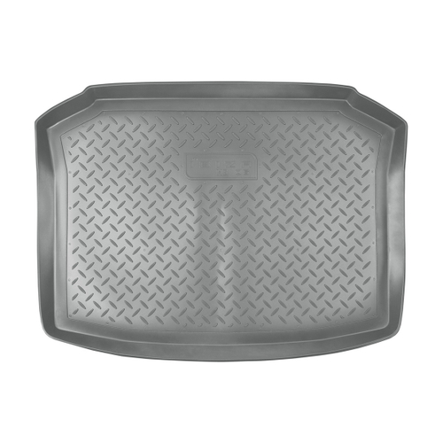 Коврик в багажник Norplast/Unidec для Seat Ibiza III в кузове 6L HB (2002-2008) Серый, полиуретан, арт.NPL-P-80-25-G